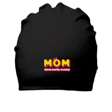Хлопковая шапка Mom we`re happy family